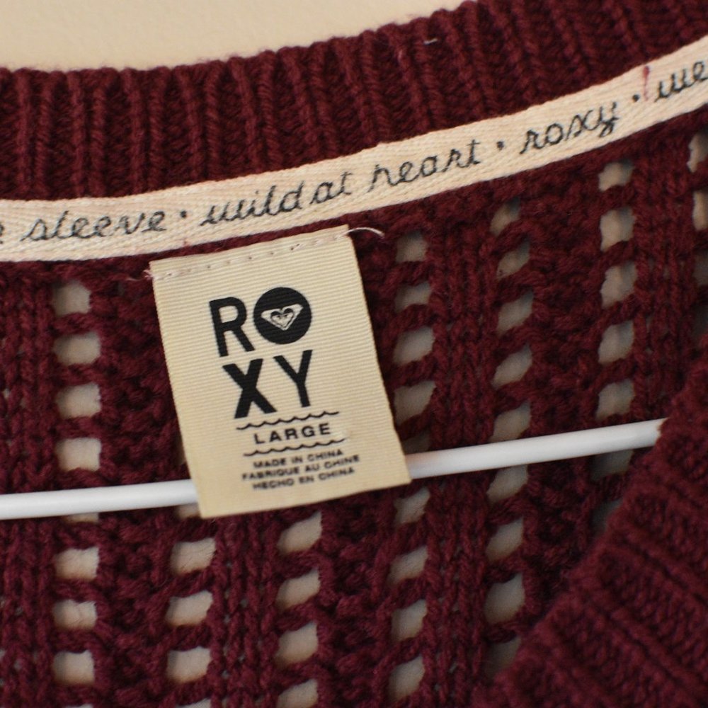 Maroon Roxy Sweater - Picture 4 of 5
